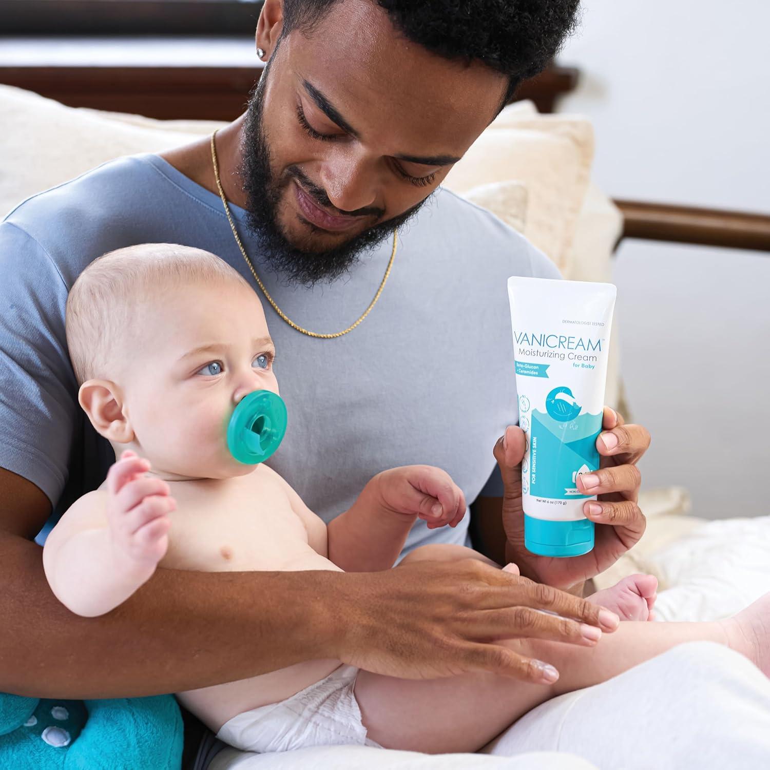 imageVanicream Moisturizing Cream for Baby 6 Oz Gentle Hydrating Baby Lotion with BetaGlucan ampamp Ceramides Formulated without Common Irritants for Sensitive Skin All Ages