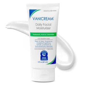 imageVanicream Daily Facial Moisturizer With Ceramides and Hyaluronic Acid  Formulated Without Common Irritants for Those with Sensitive Skin 3 fl oz Pack of 13 Fl Oz Pack of 1
