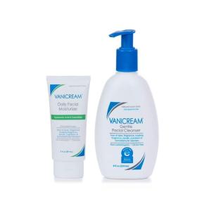 imageVanicream Facial Moisturizer 3 Oz ampamp Gentle Facial Cleanser with Pump 8 Oz