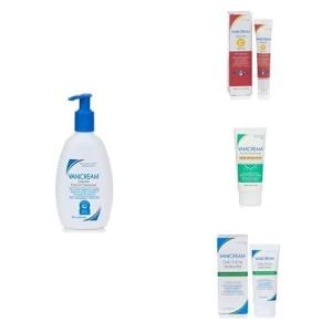 imageVanicream Gentle Facial Cleanser with Pump 8 oz Vitamin C Serum 12 oz Facial Moisturizer with SPF 25 oz ampamp Daily Facial Moisturizer 3 oz