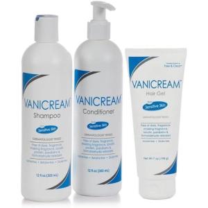 imageVanicream Hair Shampoo 12 Oz Conditioner 12 Oz ampamp Hair Styling Gel 7 Oz
