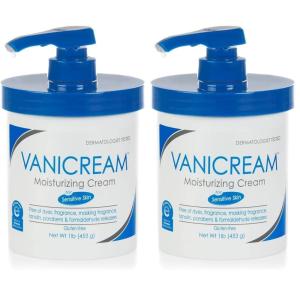 imageVanicream Moisturizing Cream with Pump 16 Ounce ampamp Facial Moisturizer with SPF 25 Ounce16 Ounce Pack of 2