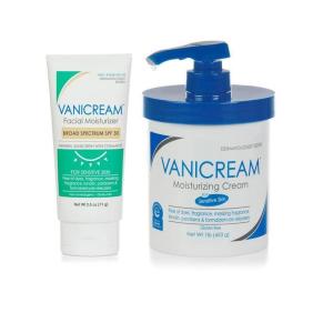 imageVanicream Moisturizing Cream with Pump 16 Ounce ampamp Facial Moisturizer with SPF 25 Ounce2 Piece Set