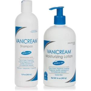 imageVanicream Shampoo  12 Oz ampamp Moisturizing Lotion with Pump  16 Oz