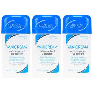 imageVanicream AntiPerspirant  Deodorant Clinical Strength For Sensitive Skin 225 Oz Pack of 3