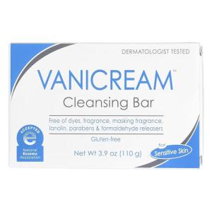 imageVanicream Cleansing Bar 39 oz For Sensitive Skin Pack of 439 Ounce Pack of 8